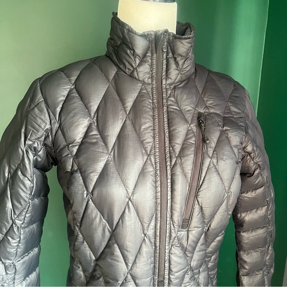 Vintage MEC Down Filled 3/4 Zip Puffer Jacket - Black Winter Down Coat - Picture 13 of 16